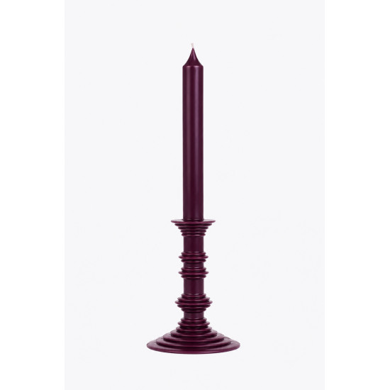 Cierge ORNAMENTA Prune velours